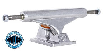 Independent skateboard trucks polished silver